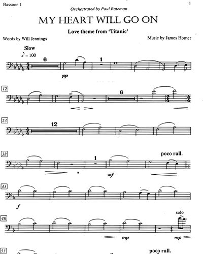 My Heart Will Go On (Duet Version) — James Horner