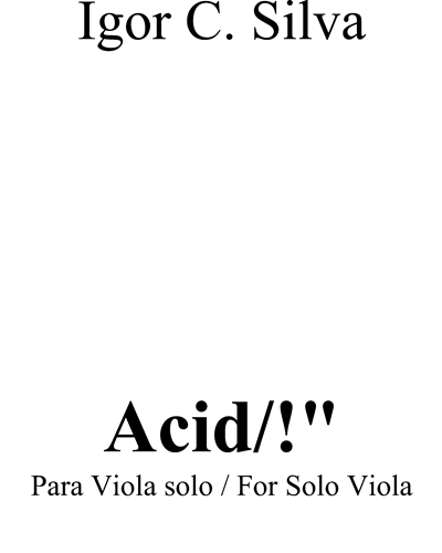Acid/! — Igor Silva