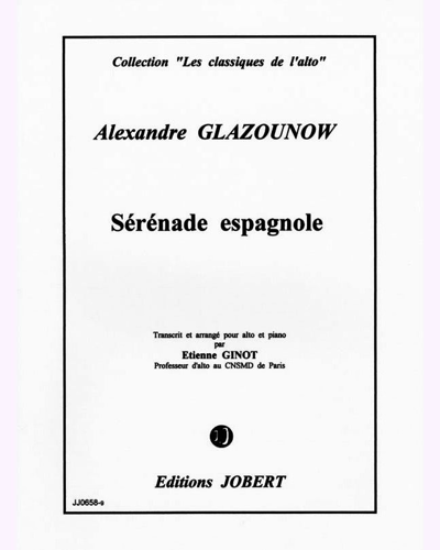 Sérénade Espagnole — 格拉祖诺夫