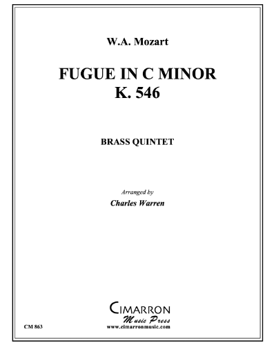 Fugue in C minor, K. 546 — Wolfgang Amadeus Mozart