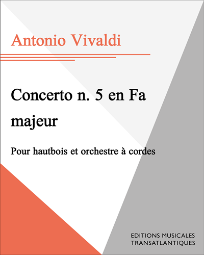 Concerto n. 5 en Fa majeur — 维瓦尔第