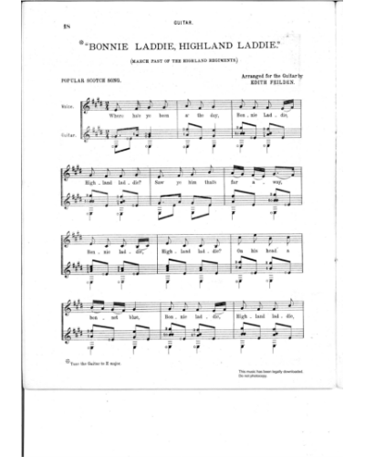 Bonnie Laddie, Highland Laddie — 苏格兰传统
