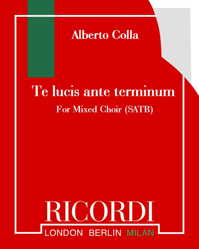 Te lucis ante terminum — Alberto Colla