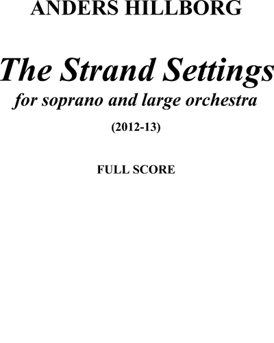 Strand Settings, The — Anders Hillborg