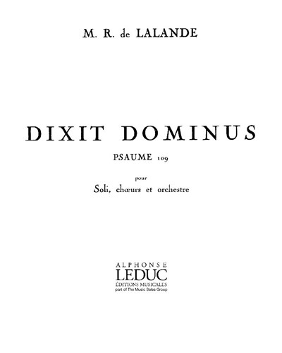 Dixit Dominus, Psalm 109 — Michel-Richard De Lalande