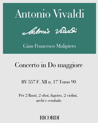 Concerto in C major, RV 557, F. XII No. 17, Vol. 90 — 维瓦尔第