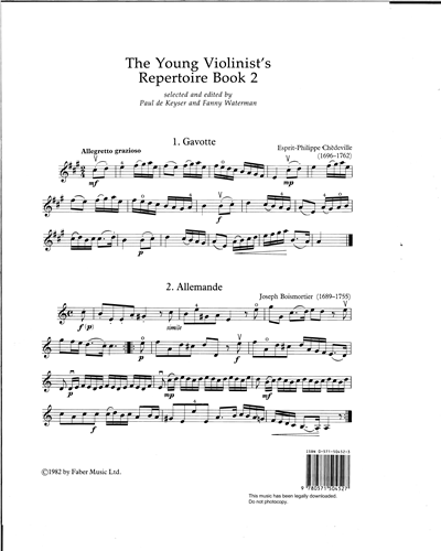 Allemande — Joseph Bodin de Boismortier