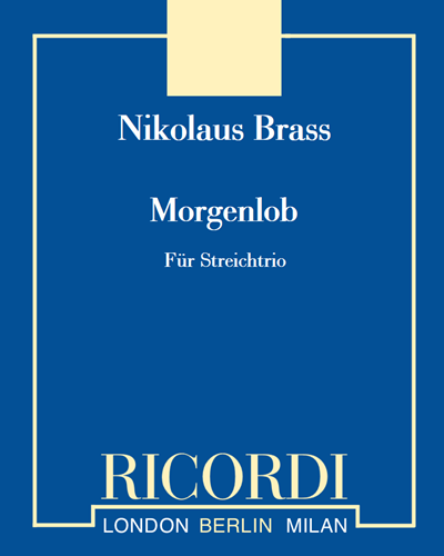 Morgenlob — Nikolaus Brass