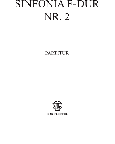 Sinfonia F-dur n. 2 — Jiří Antonín Benda
