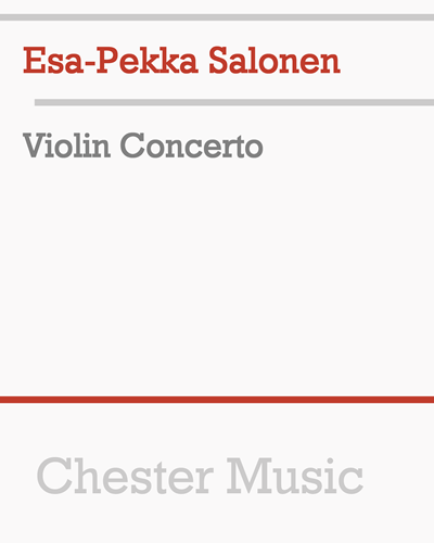 Violin Concerto — Esa-Pekka Salonen