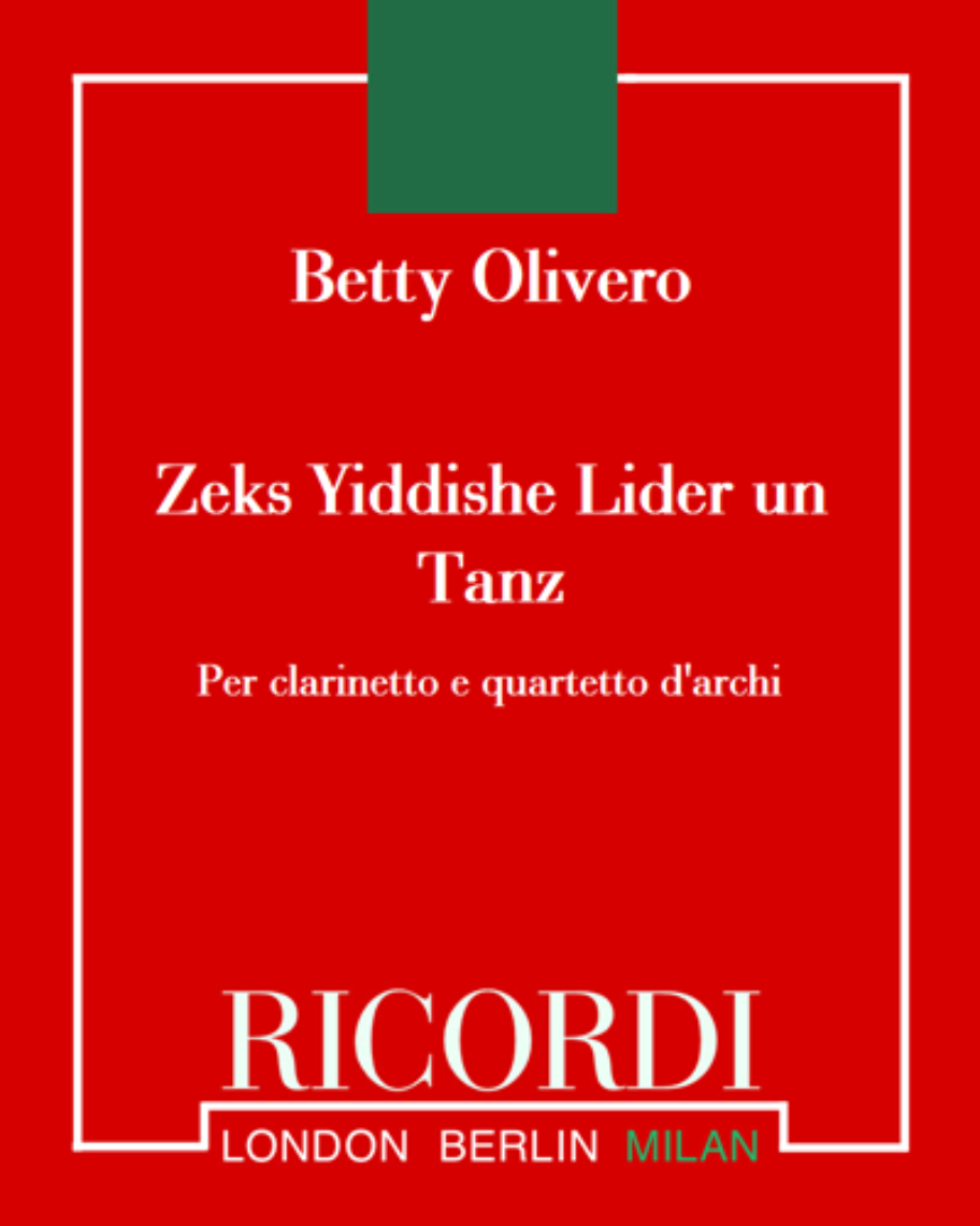 Der Golem - Zeks Yiddishe Lider un Tanz — Betty Olivero