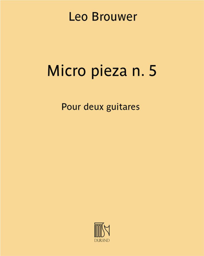 Micro pieza No. 5 — 莱奥·布劳威尔