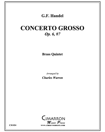 Concerto Grosso, op. 6 No. 7 — 亨德尔