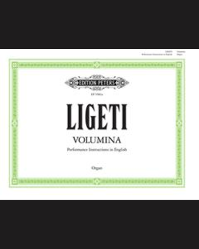 Volumina (Performance Instructions in English) — 利盖蒂
