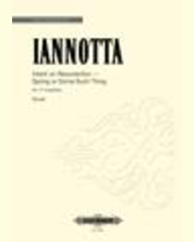 Intent on Resurrection – Spring or Some Such Thing — Clara Iannotta