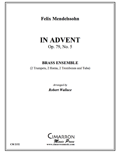 In Advent, op. 79 No. 5 — 门德尔松