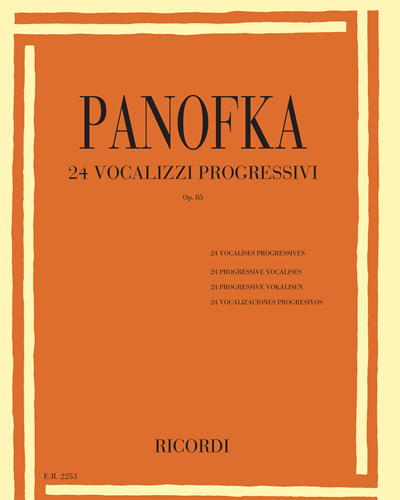 Twenty-four Vocalises, op. 85 — Heinrich Panofka
