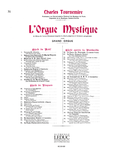 Dominica VI post Pentecosten, op. 57 — 夏尔·图尔内米尔