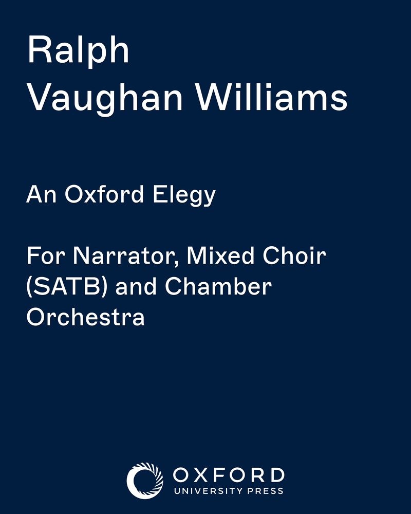 An Oxford Elegy — 沃恩·威廉斯