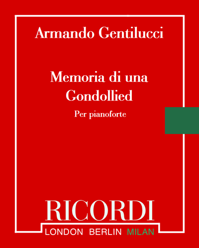 Memoria di una Gondollied — Armando Gentilucci