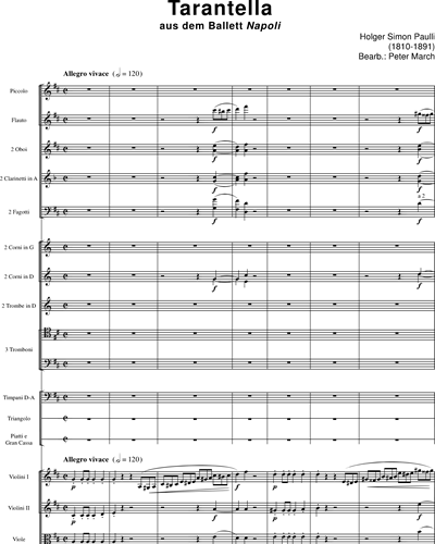 Tarantella (aus dem Ballett "Napoli") — Holger Simon Paulli