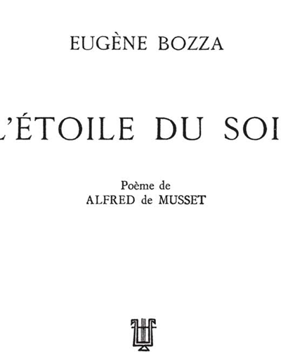 L'Étoile Du Soir — 欧仁·博扎
