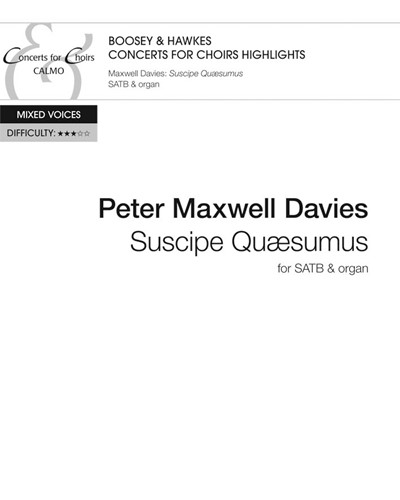 Suscipe Quæsmumus — 马克斯韦尔·戴维斯