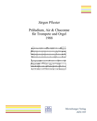 Prelude, Air and Chaconne — Jürgen Pfiester