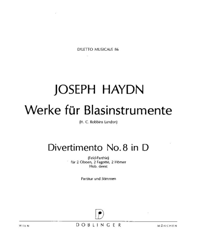 Divertimento No. 8 in D major — 海顿