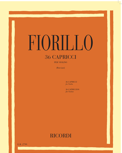 36 capricci per violino — Federigo Fiorillo