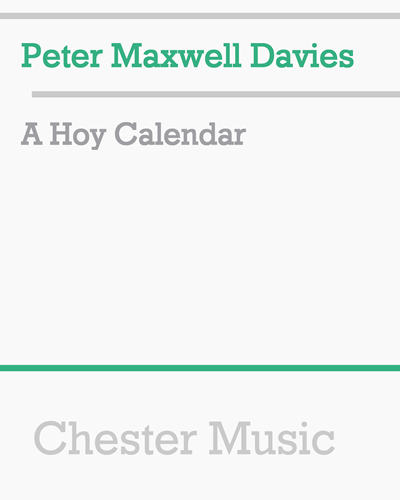 A Hoy Calendar — 马克斯韦尔·戴维斯