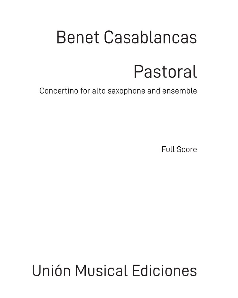 Pastoral — Benet Casablancas