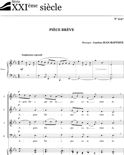 Pièce brève — Lucien Jean-Baptiste