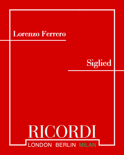 Siglied — Lorenzo Ferrero