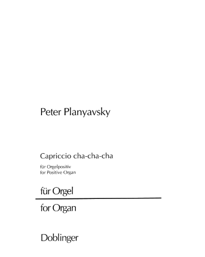 Capriccio cha-cha-cha — Peter Planyavsky