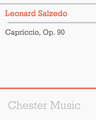 Capriccio, op. 90 — Leonard Salzedo