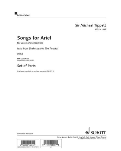 Songs for Ariel — 迈克尔·蒂皮特