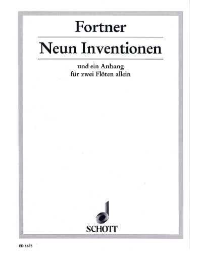 Neun Inventionen — Wolfgang Fortner