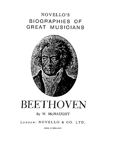 Novello Short Biographies — William McNaught