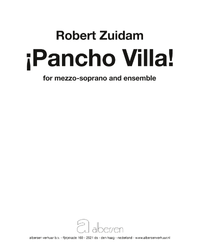 ¡Pancho Villa! — Robert Zuidam