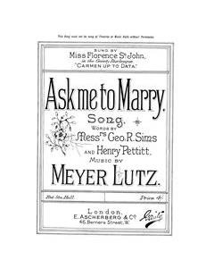 Ask Me To Marry — Meyer Lutz
