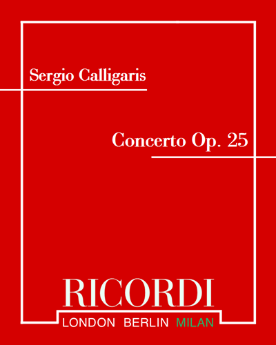 Concerto, op. 25 — Sergio Calligaris