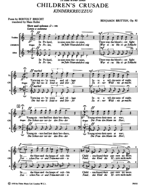 Children's Crusade — 布里顿