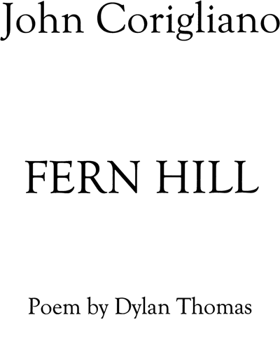 Fern Hill [Chamber Version, 1999] — 约翰·科里利亚诺