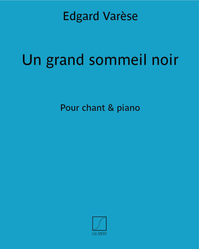 Un grand sommeil noir — 瓦雷兹
