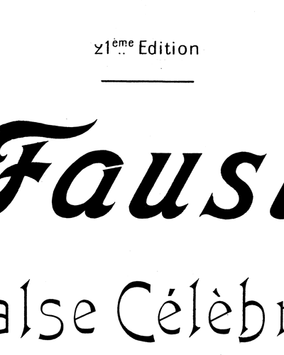 Faust Waltzes — Charles Gounod
