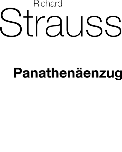 Panathenäenzug, op. 74 — 理查德·施特劳斯
