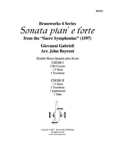 Sonata Pian' e Forte — Giovanni Gabrieli