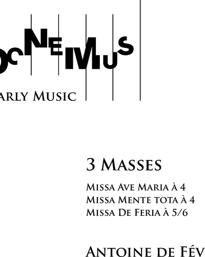 Three Masses — Antoine de Fevin