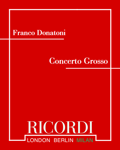 Concerto grosso — 弗兰科·多纳托尼